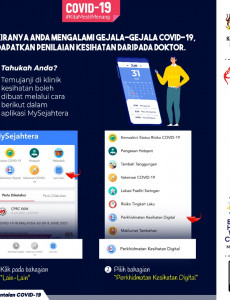 Sekiranya Anda Mengalami Gejala COVID-19, Dapatkan Penilaian Kesihatan Daripada Doktor - 1